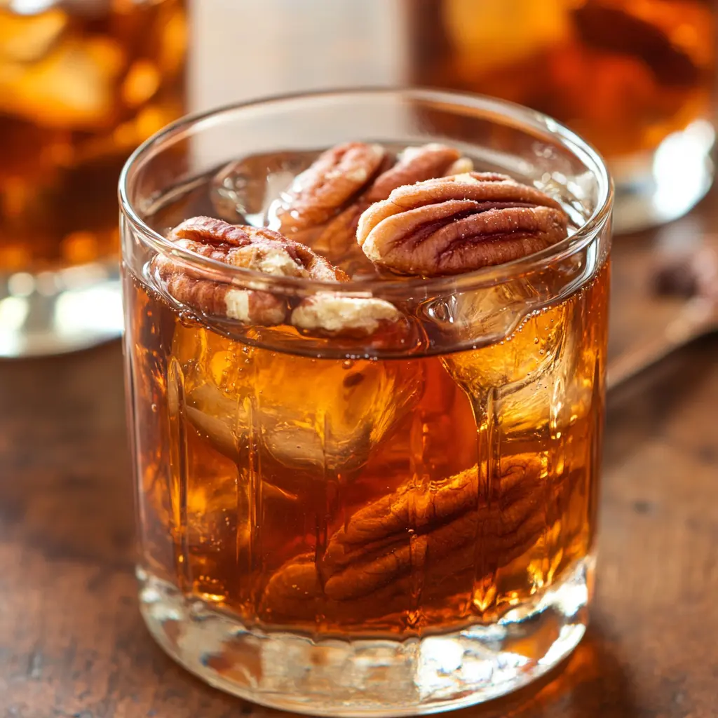 Bourbon Infused with Pecans and Cayenne Pepper Recipe