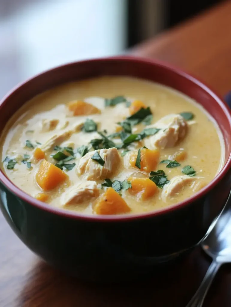 Creamy Chicken Butternut Squash Soup: The Perfect Comfort Food