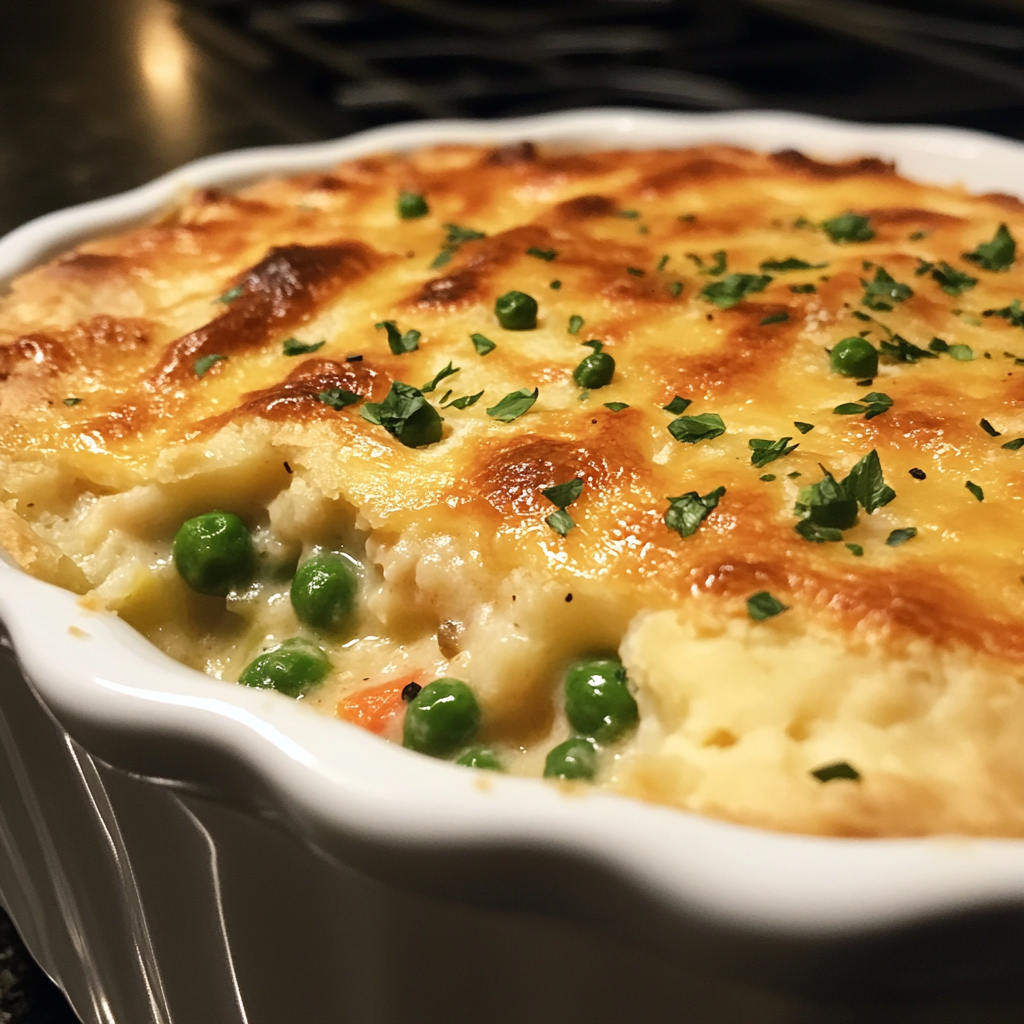 Dad's Leftover Turkey Pot Pie